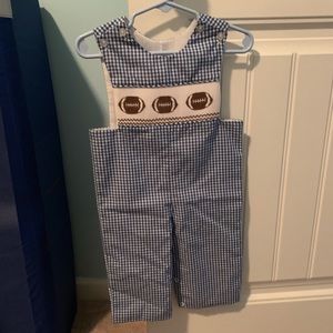 Closet Nine Gingham Football Jon Jon